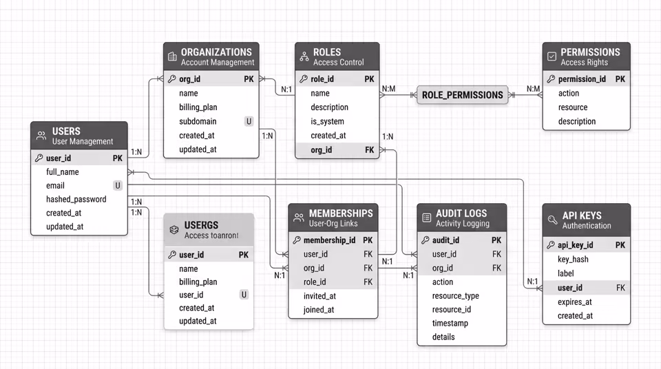 ER diagram preview